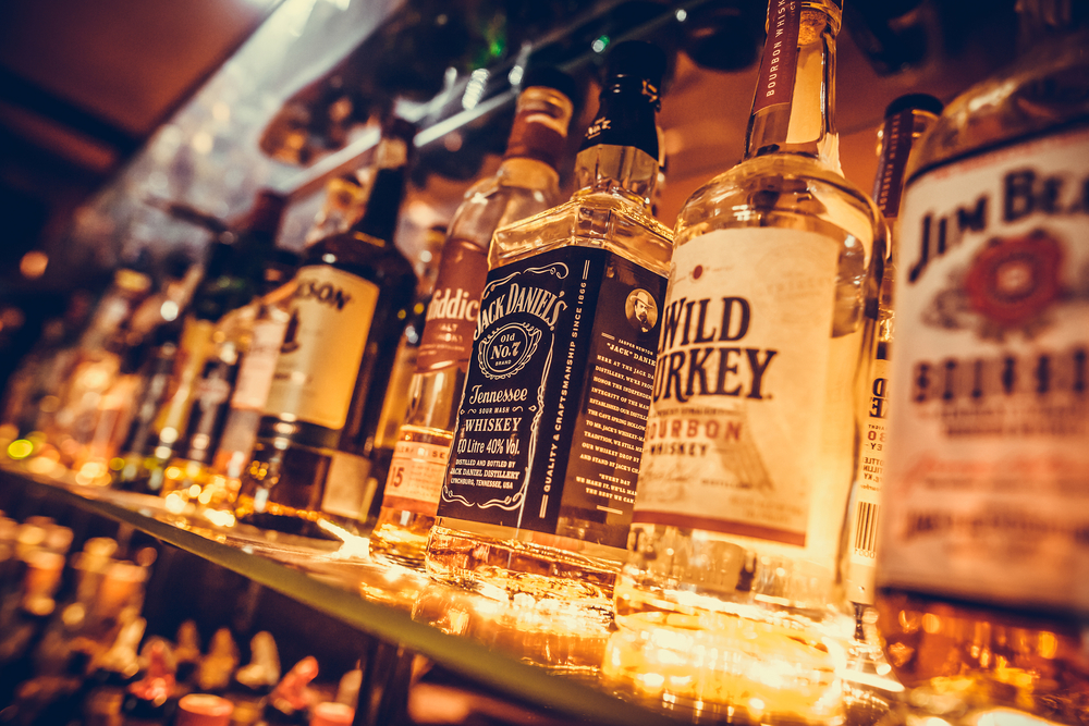 The captivating design of fine spirits bottles