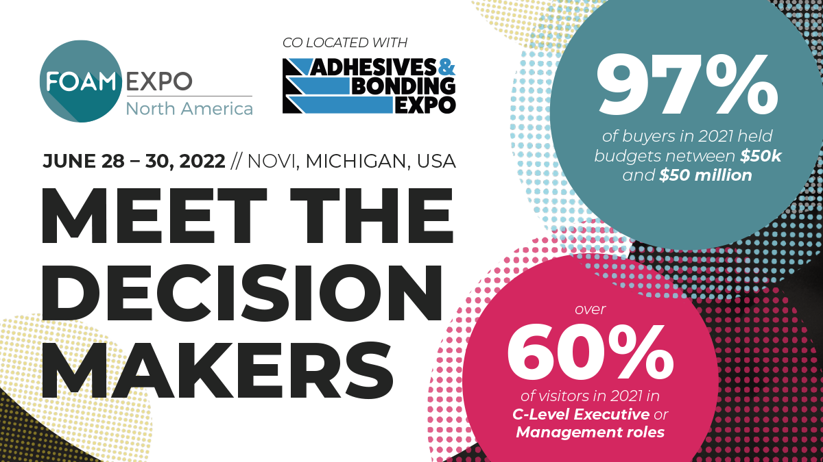 Connect with the decision makers at @FoamExpo